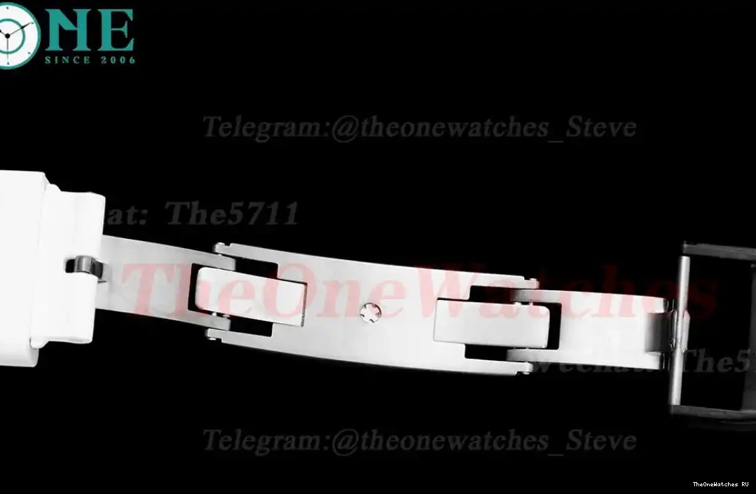 White RMUL2 On RM055 Rubber BBRF Dial NTPT Real Strap Skeleton White V2 0407